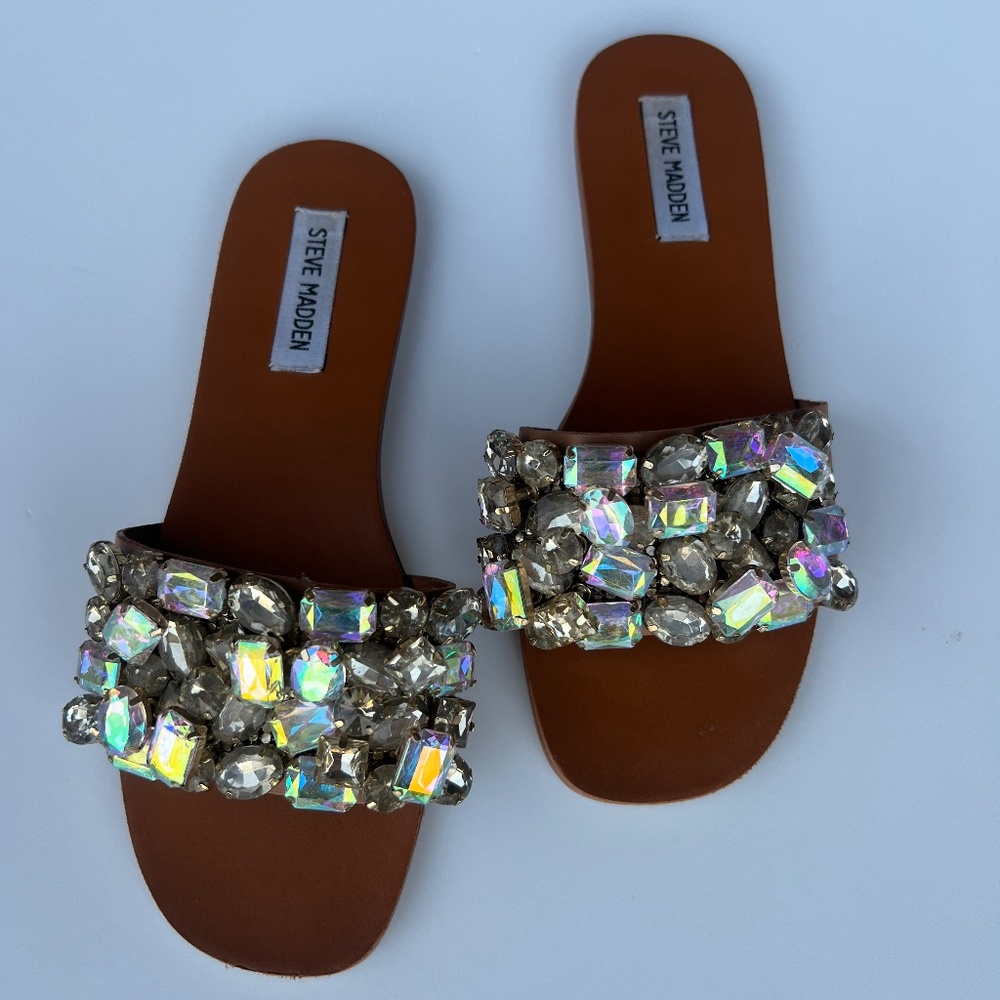 Steve Madden Jeweled Sandals